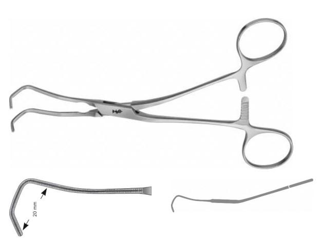 КУЛІ ПЕДІАТРИЧН. ЗАТИСКАЧ 20MM 175MM